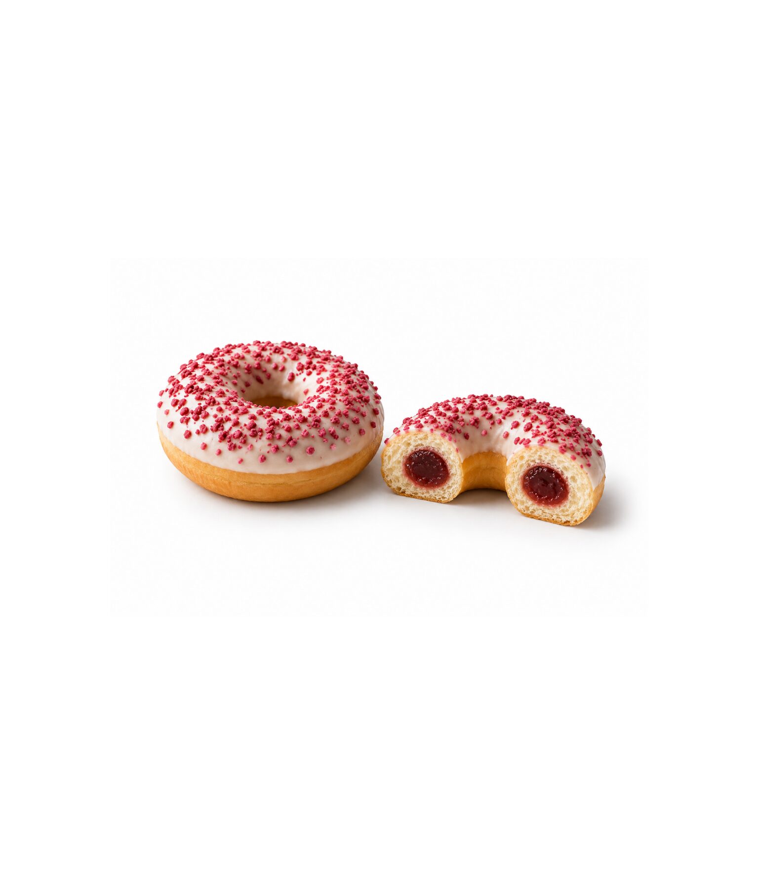 Donut Relleno de Fresa