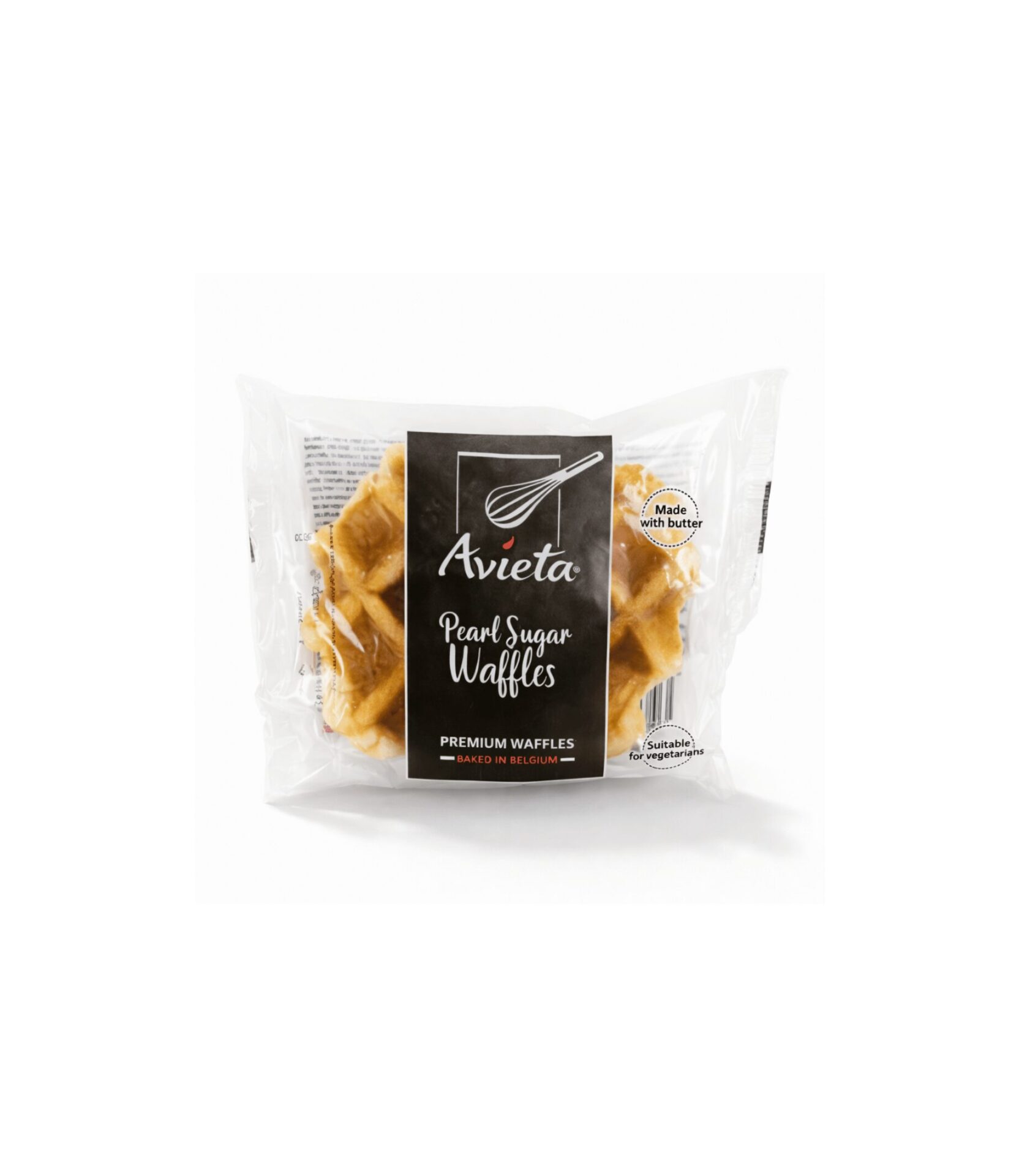 Waffle Belga con Azúcar Perlado – Avieta