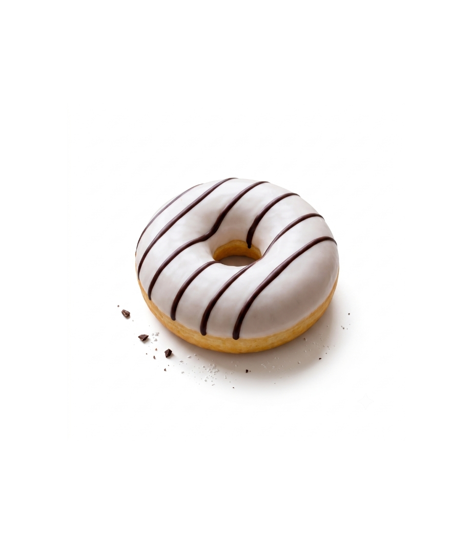 Donut Zebra – Relleno de Vainilla